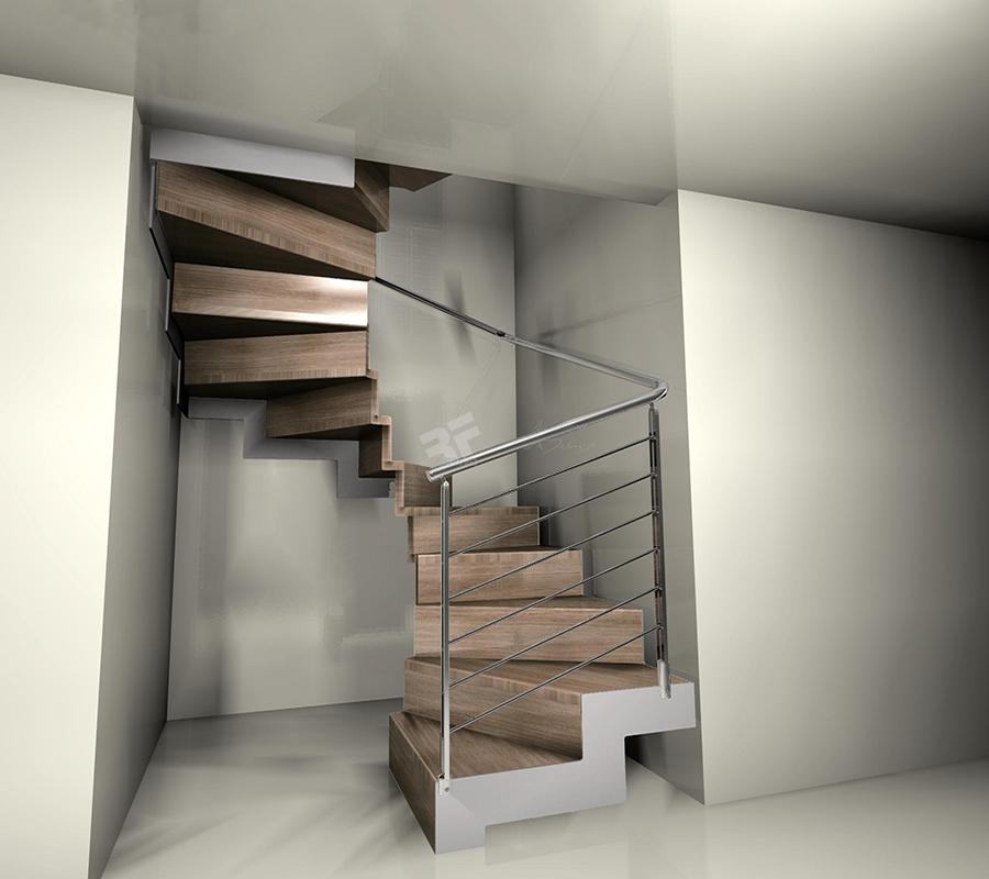 Diferentes tipos de barandillas que pueden colocarse en una escalera -  Reformadisimo