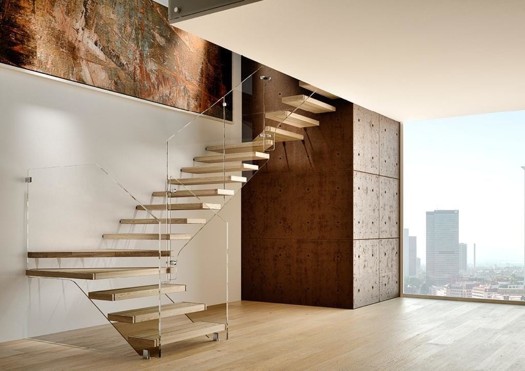 Escaleras modernas en Barcelona