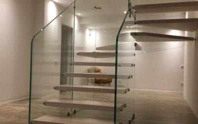 Nuevas escaleras de cristal instaladas en Barcelona