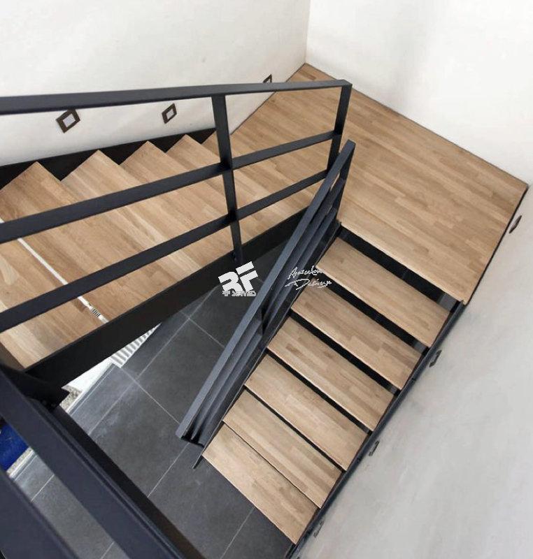 escaleras modernas de diseño, Escalera de doble